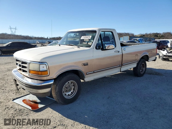 1995 Ford F-150 with VIN 1FTEF15H9SLB24830, listed as a Copart auction lot 41858625 with 261,557 mi miles and Salvage Title. Bid and sale history available at carsss.com. Image 1.