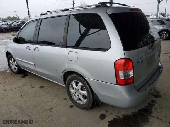 2000 Mazda MPV DX with VIN JM3LW28G7Y0129123, listed as a Copart auction lot 49331495 with 155,395 mi miles and Salvage Title. Bid and sale history available at carsss.com. Image 2.