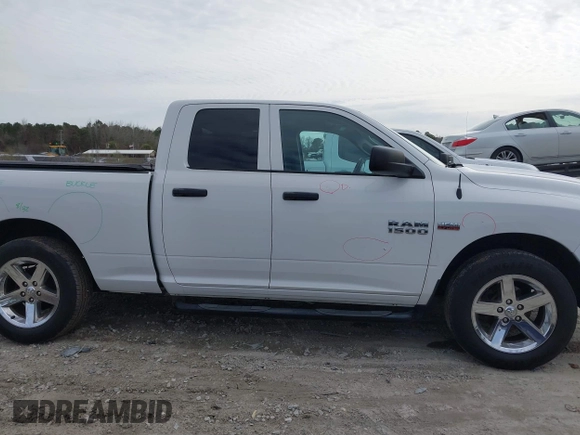 2017 Ram 1500 Express with VIN 1C6RR7FT0HS511156, listed as a IAAI auction lot 41754687 with 104,394 mi miles. Bid and sale history available at carsss.com. Image 13.