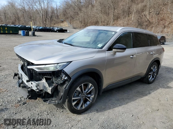 2024 Infiniti QX60 Luxe с VIN 5N1DL1FS3RC338779, выставлен на аукционе Copart как лот 51682545 с пробегом 19 487 миль миль и Списание • Salvage title. История ставок и продаж доступна на DreamBid. Изображение 1.