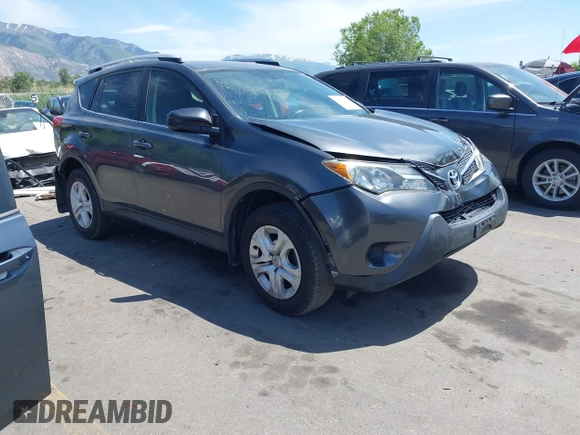 2015 Toyota RAV4 LE with VIN JTMBFREV5FD166614, listed as a IAAI auction lot 42426187 with 110,450 mi miles and . Bid and sale history available at DreamBid. Image 1.