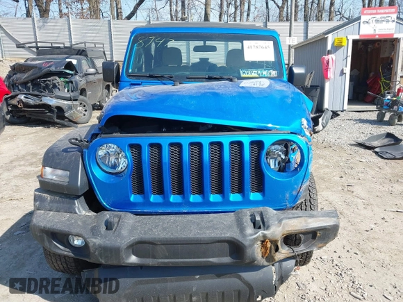 2021 Jeep Wrangler 80th Anniversary with VIN 1C4GJXAN4MW758747, listed as a IAAI auction lot 41787645 with 32,613 mi miles and . Bid and sale history available at DreamBid. Image 13.