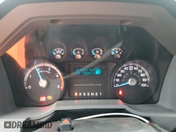 2012 Ford Super Duty F-250 SRW XL with VIN 1FT7W2BTXCEB71474, listed as a Copart auction lot 51684515 with 188,996 mi miles and Clean Title. Bid and sale history available at carsss.com. Image 9.