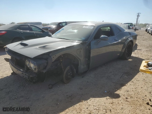 2023 Dodge Challenger R/T Scat Pack with VIN 2C3CDZFJ5PH678968, listed as a Copart auction lot 48384995 with 9,802 mi miles and Salvage Title. Bid and sale history available at carsss.com. Image 1.