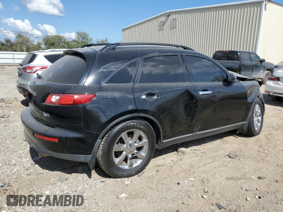 2004 Infiniti FX35 with VIN JNRAS08U84X106182, listed as a Copart auction lot 77893884 with 175,817 mi miles and Salvage Title. Bid and sale history available at carsss.com. Image 3.