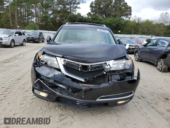 2013 Acura MDX Tech Pkg with VIN 2HNYD2H32DH522707, listed as a Copart auction lot 73629934 with 177,524 mi miles and Salvage Title. Bid and sale history available at carsss.com. Image 5.
