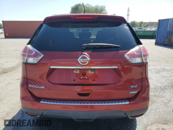 2014 Nissan Rogue SL with VIN 5N1AT2MT5EC778131, listed as a Copart auction lot 52857505 with 168,761 mi miles and Salvage Title. Bid and sale history available at carsss.com. Image 6.