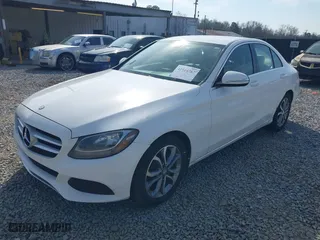 2015 Mercedes-Benz C-Class C 300 with VIN 55SWF4JB5FU050157, listed as a IAAI auction lot 41514767 with 250,978 mi miles. Bid and sale history available at carsss.com. Image 17.