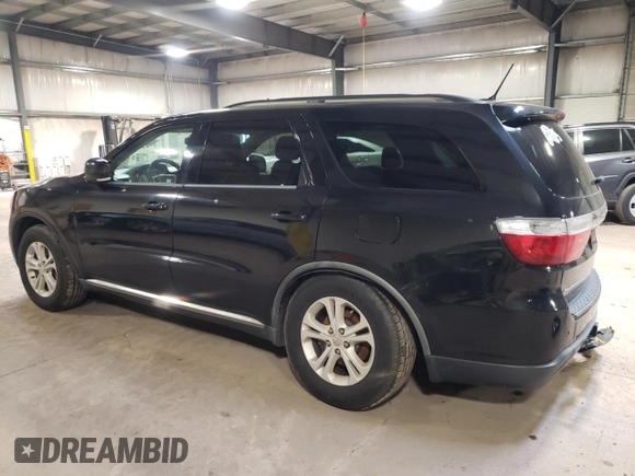 2012 Dodge Durango Crew with VIN 1C4SDHDT1CC121834, listed as a Copart auction lot 44874023 with 159,477 mi miles and Salvage title. Bid and sale history available at DreamBid. Image 2.