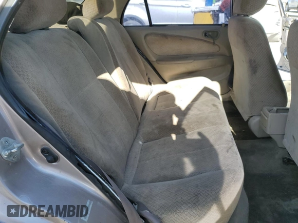 1999 Toyota Corolla VE with VIN 1NXBR12E9XZ158252, listed as a Copart auction lot 58757595 with 232,776 mi miles and Salvage title. Bid and sale history available at DreamBid. Image 10.