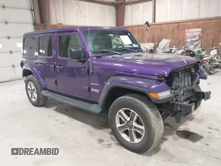 2023 Jeep Wrangler Sahara with VIN 1C4HJXEN9PW560958, listed as a IAAI auction lot 41980179 with 35,975 mi miles and . Bid and sale history available at DreamBid. Image 1.