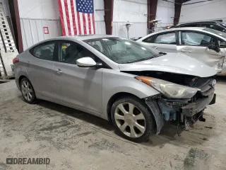 2012 Hyundai Elantra GLS with VIN KMHDH4AE7CU418513, listed as a Copart auction lot 45857715 with 146,298 mi miles and Salvage Title. Bid and sale history available at carsss.com. Image 4.