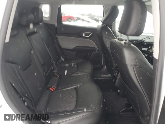 2022 Jeep Compass Altitude with VIN 3C4NJDBB1NT222808, listed as a Copart auction lot 45980745 with 51,242 mi miles and Salvage Title. Bid and sale history available at carsss.com. Image 11.