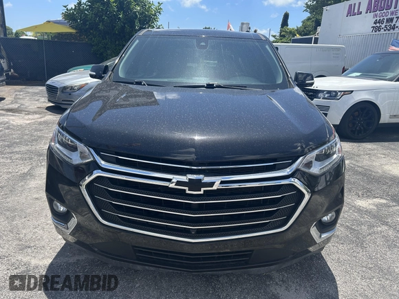 2020 Chevrolet Traverse Premier with VIN 1GNERKKW2LJ102589, listed as a IAAI auction lot 42476683 with 53,465 mi miles and . Bid and sale history available at DreamBid. Image 13.