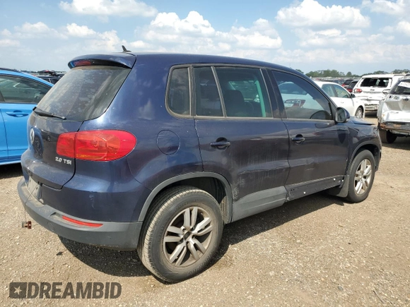 2013 Volkswagen Tiguan S with VIN WVGAV3AX3DW589739, listed as a Copart auction lot 64884645 with 101,760 mi miles and Clean title. Bid and sale history available at DreamBid. Image 3.
