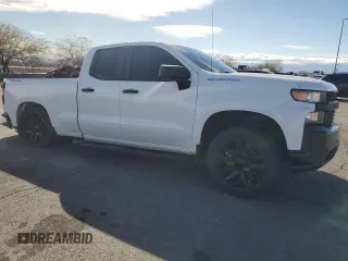 2020 Chevrolet Silverado 1500 Work Truck with VIN 1GCRYAEF7LZ166356, listed as a Copart auction lot 44558635 with 57,733 mi miles and Salvage Title. Bid and sale history available at carsss.com. Image 4.