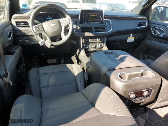 2022 Chevrolet Tahoe LT with VIN 1GNSKNKD5NR345986, listed as a Copart auction lot 48289545 with 8,783 mi miles and Salvage Title. Bid and sale history available at carsss.com. Image 8.
