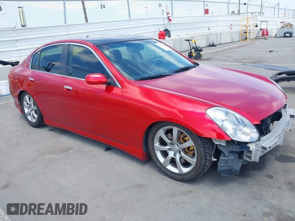 2006 Infiniti G35 with VIN JNKCV51E96M507842, listed as a IAAI auction lot 42181294 with 191,253 mi miles and . Bid and sale history available at DreamBid. Image 1.