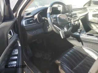 2019 Genesis G70 2.0T Advanced with VIN KMTG44LA5KU015394, listed as a Copart auction lot 81923194 with 128,676 mi miles and Salvage Title. Bid and sale history available at carsss.com. Image 8.