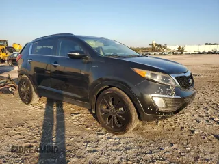 2013 Kia Sportage SX with VIN KNDPCCA68D7447781, listed as a Copart auction lot 85541454 with 136,211 mi miles and Salvage Title. Bid and sale history available at carsss.com. Image 4.