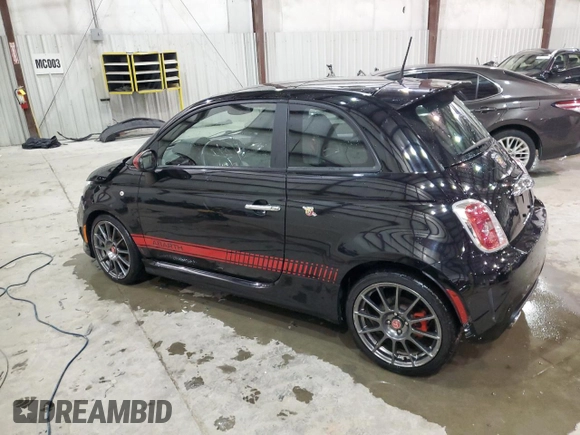 2017 FIAT 500 Abarth z VIN 3C3CFFFH4HT515419, wystawiony jako Copart lot #88055005 z przebiegiem 43 302 mil mil oraz Szkody całkowita. Historia ofert i sprzedaży dostępna na DreamBid. Obrazek 2.