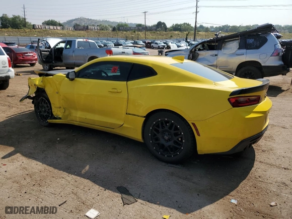 2017 Chevrolet Camaro 2LT with VIN 1G1FC1RS2H0163359, listed as a Copart auction lot 63220234 with 0 mi miles and Salvage Title. Bid and sale history available at carsss.com. Image 2.