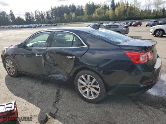 2015 Chevrolet Malibu LTZ with VIN 1G11F5SLXFF335563, listed as a Copart auction lot 52565455 with 85,305 mi miles and Salvage Title. Bid and sale history available at carsss.com. Image 2.