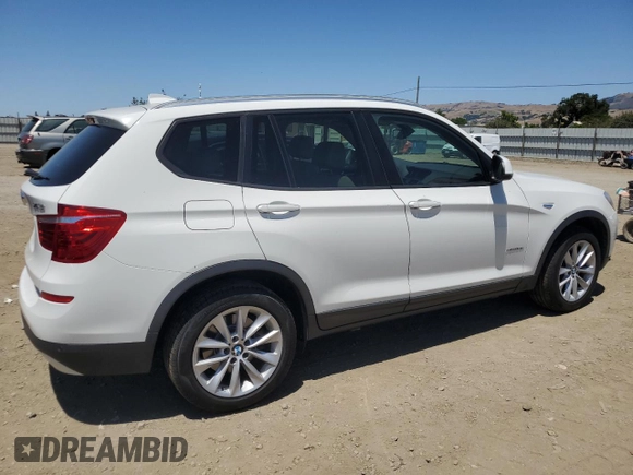 2015 BMW X3 xDrive28i z VIN 5UXWX9C59F0D58645, wystawiony jako Copart lot #57898405 z przebiegiem 99 737 mil mil oraz Szkoda całkowita • Salvage title. Historia ofert i sprzedaży dostępna na DreamBid. Obrazek 3.