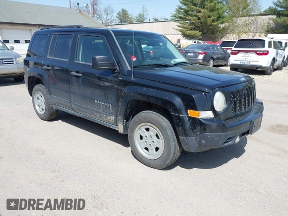 2012 Jeep Patriot Sport with VIN 1C4NJRBB3CD599477, listed as a IAAI auction lot 42147528 with 144,269 mi miles. Bid and sale history available at carsss.com. Image 1.
