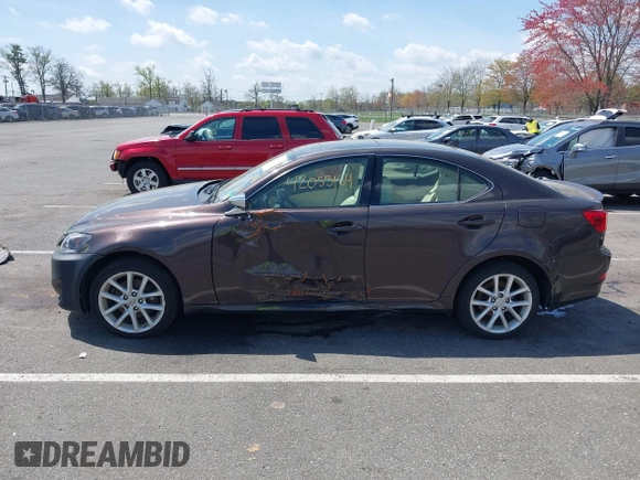 2012 Lexus IS 250 with VIN JTHCF5C22C5058607, listed as a IAAI auction lot 42055154 with 205,661 mi miles and . Bid and sale history available at DreamBid. Image 14.