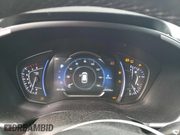 2020 Hyundai Santa Fe SEL with VIN 5NMS3CAD7LH142983, listed as a Copart auction lot 38890333 with 42,956 mi miles. Bid and sale history available at carsss.com. Image 9.