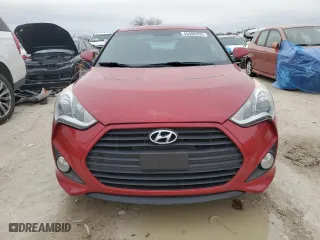 2013 Hyundai Veloster Turbo w/Black Int with VIN KMHTC6AE6DU147435, listed as a Copart auction lot 45496955 with 120,512 mi miles and Salvage Title. Bid and sale history available at carsss.com. Image 5.