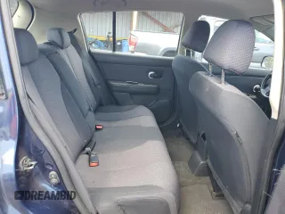 2008 Nissan Versa 1.8 S with VIN 3N1BC13E08L460256, listed as a Copart auction lot 53116335 with 163,223 mi miles and Salvage Title. Bid and sale history available at carsss.com. Image 10.
