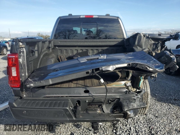 2023 Ford F-150 XL with VIN 1FTEW1EP4PFB38678, listed as a Copart auction lot 43024045 with 8,718 mi miles and Salvage title. Bid and sale history available at DreamBid. Image 6.
