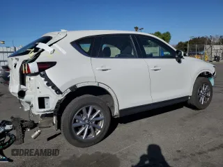 2023 Mazda CX-5 2.5 S with VIN JM3KFBAM9P0280295, listed as a Copart auction lot 41708725 with 15,274 mi miles and Salvage Title. Bid and sale history available at carsss.com. Image 3.