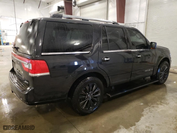 2015 Lincoln Navigator with VIN 5LMJJ2JTXFEJ07275, listed as a Copart auction lot 45729905 with 176,420 mi miles and Salvage Title. Bid and sale history available at carsss.com. Image 3.
