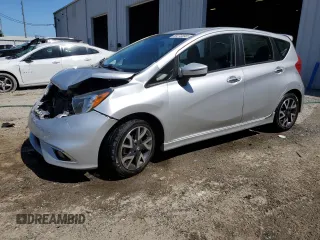 2016 Nissan Note SL with VIN 3N1CE2CP4GL407046, listed as a Copart auction lot 55273095 with 106,994 mi miles and Salvage title. Bid and sale history available at DreamBid. Image 1.