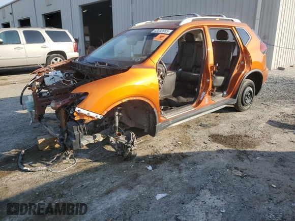 2017 Nissan Rogue SV with VIN 5N1AT2MT5HC845492, listed as a Copart auction lot 43033955 with 115,205 mi miles and Salvage Title. Bid and sale history available at carsss.com. Image 1.