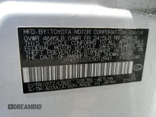 2014 Lexus IS 250 z VIN JTHCF1D21E5012941, wystawiony jako Copart lot #54509915 z przebiegiem 125 233 mil mil oraz Szkoda całkowita • Salvage title. Historia ofert i sprzedaży dostępna na DreamBid. Obrazek 12.