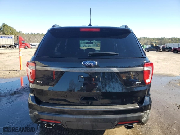 2018 Ford Explorer XLT with VIN 1FM5K8D80JGA01457, listed as a Copart auction lot 41652665 with 68,925 mi miles and Salvage Title. Bid and sale history available at carsss.com. Image 6.