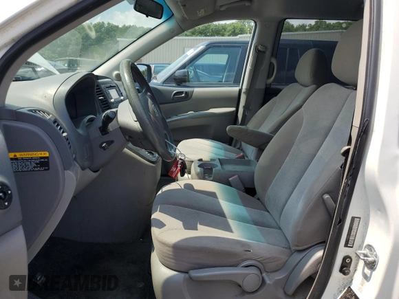 2010 Kia Sedona LX with VIN KNDMG4C39A6344077, listed as a Copart auction lot 64367004 with 201,150 mi miles and Salvage Title. Bid and sale history available at carsss.com. Image 7.