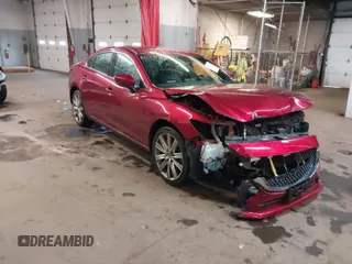2020 Mazda 6 Signature with VIN JM1GL1XY6L1526896, listed as a IAAI auction lot 41977208 with 18,624 mi miles and . Bid and sale history available at DreamBid. Image 1.