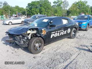 2019 Dodge Charger Police with VIN 2C3CDXAT0KH688698, listed as a IAAI auction lot 42090480 with 49,151 mi miles and . Bid and sale history available at DreamBid. Image 2.