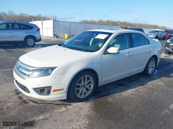 2011 Ford Fusion SEL with VIN 3FAHP0JA1BR334679, listed as a IAAI auction lot 41969695 with 202,006 mi miles. Bid and sale history available at carsss.com. Image 2.