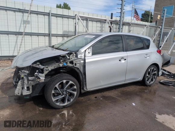 2016 Scion iM z VIN JTNKARJE8GJ518412, wystawiony jako Copart lot #56899965 z przebiegiem 66 833 mil mil oraz Szkoda całkowita • Salvage title. Historia ofert i sprzedaży dostępna na DreamBid. Obrazek 1.