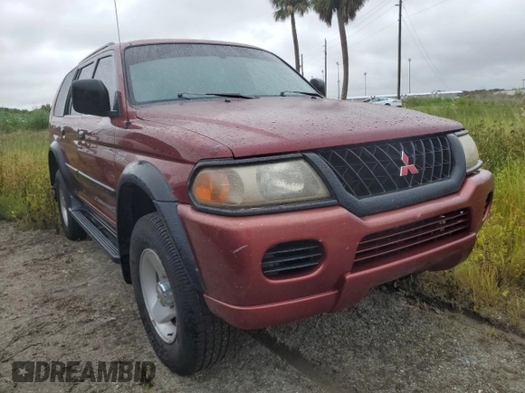 2001 Mitsubishi Montero ES z VIN JA4LS21H01P063609, wystawiony jako Copart lot #74446394 z przebiegiem 123 063 mil mil oraz Szkoda całkowita • Salvage title. Historia ofert i sprzedaży dostępna na DreamBid. Obrazek 4.