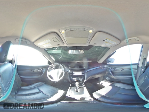 2015 Nissan Rogue SL with VIN 5N1AT2MV2FC811914, listed as a Copart auction lot 50463645 with 102,049 mi miles and Salvage Title. Bid and sale history available at DreamBid. Image 14.