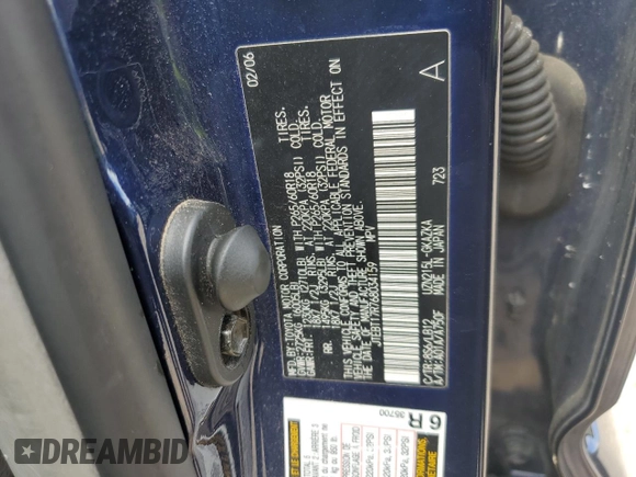 2006 Toyota 4Runner Limited with VIN JTEBT17R768034159, listed as a Copart auction lot 54075735 with Not Provided miles and Clean Title. Bid and sale history available at DreamBid. Image 13.