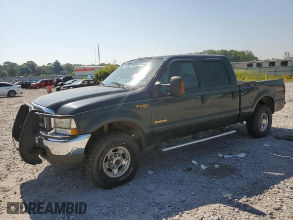 2004 Ford F-250 XL with VIN 1FTNW21P24EC97664, listed as a Copart auction lot 62030175 with 222,855 mi miles and Salvage title. Bid and sale history available at DreamBid. Image 1.