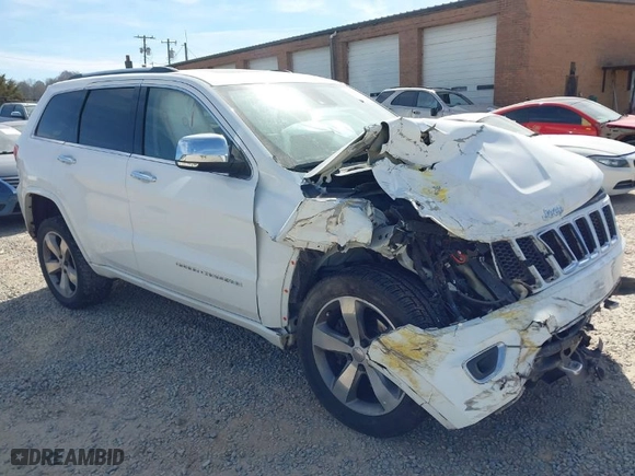 2014 Jeep Grand Cherokee Overland with VIN 1C4RJFCT6EC126897, listed as a IAAI auction lot 41826773 with 115,251 mi miles. Bid and sale history available at carsss.com. Image 1.